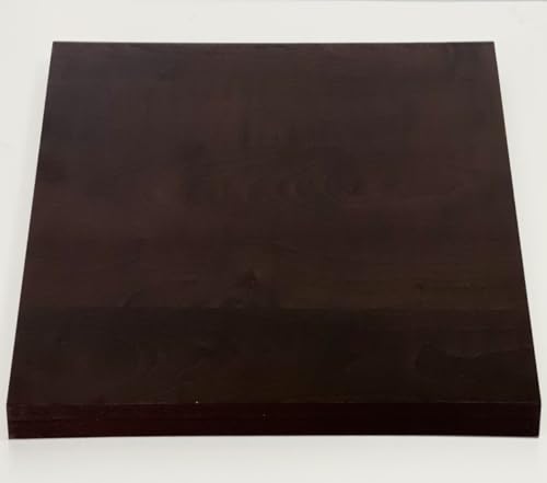 Regalboden Premium in 3 Farben & 2 Größen, Regalboden Holz Regalbrett Wandboard (Tabak, 39x37 cm) von Dekoleidenschaft
