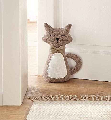 Türstopper Katze "Charly" aus Stoff, Türpuffer, Tür-Feststeller, Fenster-Stopper von Dekoleidenschaft