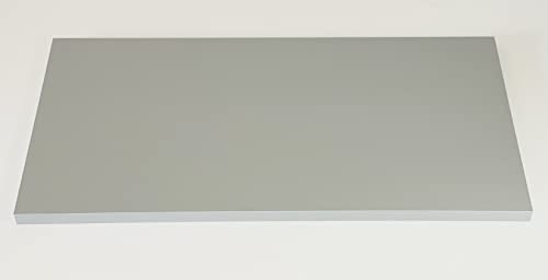 Wandregal SOLIDO 10 Farben 8 Größen, Regalboden Fachboden Regalbrett (Silber, 60x20 cm) von Dekoleidenschaft