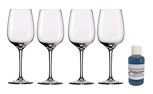 Dekomiro Eisch Superior Sensis Plus Chardonnay Weißwein Gläser 500/31 4er Set mit 50 ml Spülmittel von Dekomiro