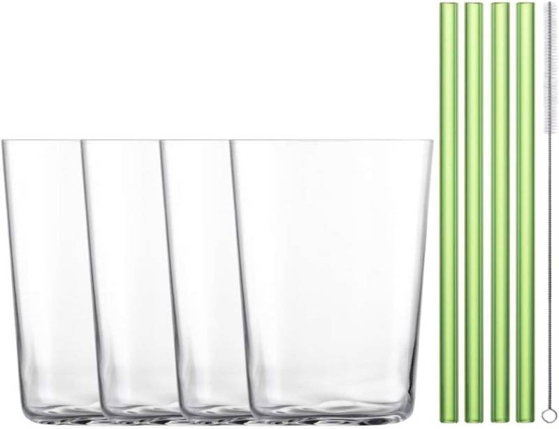 Dekomiro Gläser-Set Eisch COCKTAIL Set 4 GLÄSER 4 Glashalme Glasputztuch, Kristallglas Dekomiro Gläser-Set Eisch COCKTAIL Set 4 GLÄSER 4 Glashalme Glasputztuch, Kristallglas von Dekomiro