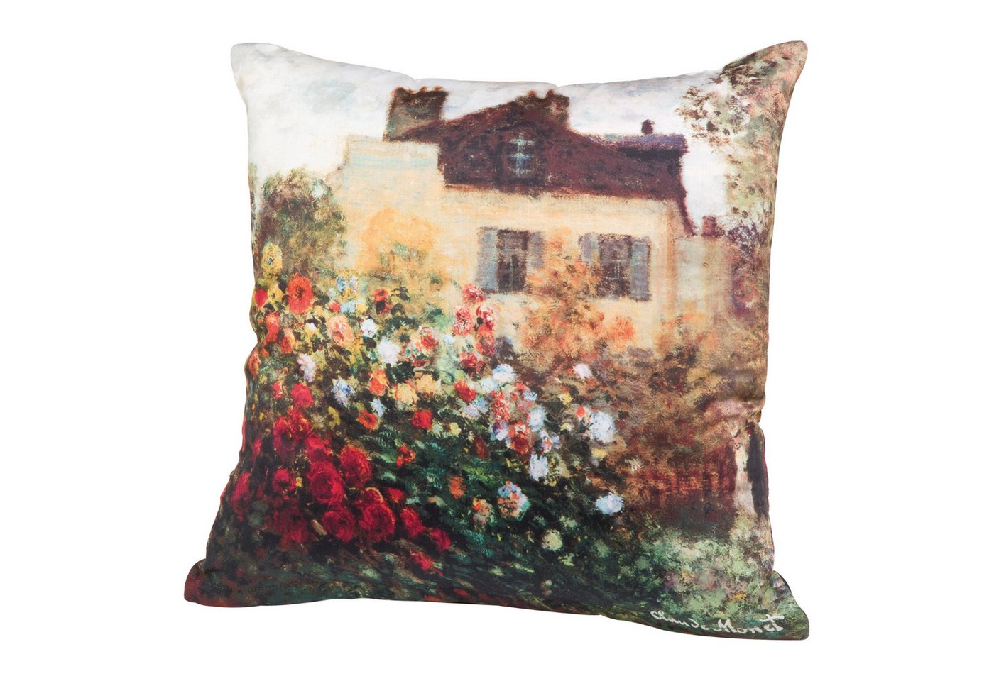 Dekomiro Kissenhülle Claude Monet Das Künstlerhaus Kissenhülle Dekomiro Kissenhülle Claude Monet Das Künstlerhaus Kissenhülle von Dekomiro