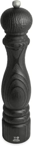 Dekomiro Peugeot Paris Pfeffermühle 30 cm Nature Black - Klassische Mahlgradeinstellung - Aus recyceltem Holz mit PEFC-Siegel - Französiches Know-How - Schwarz von Dekomiro