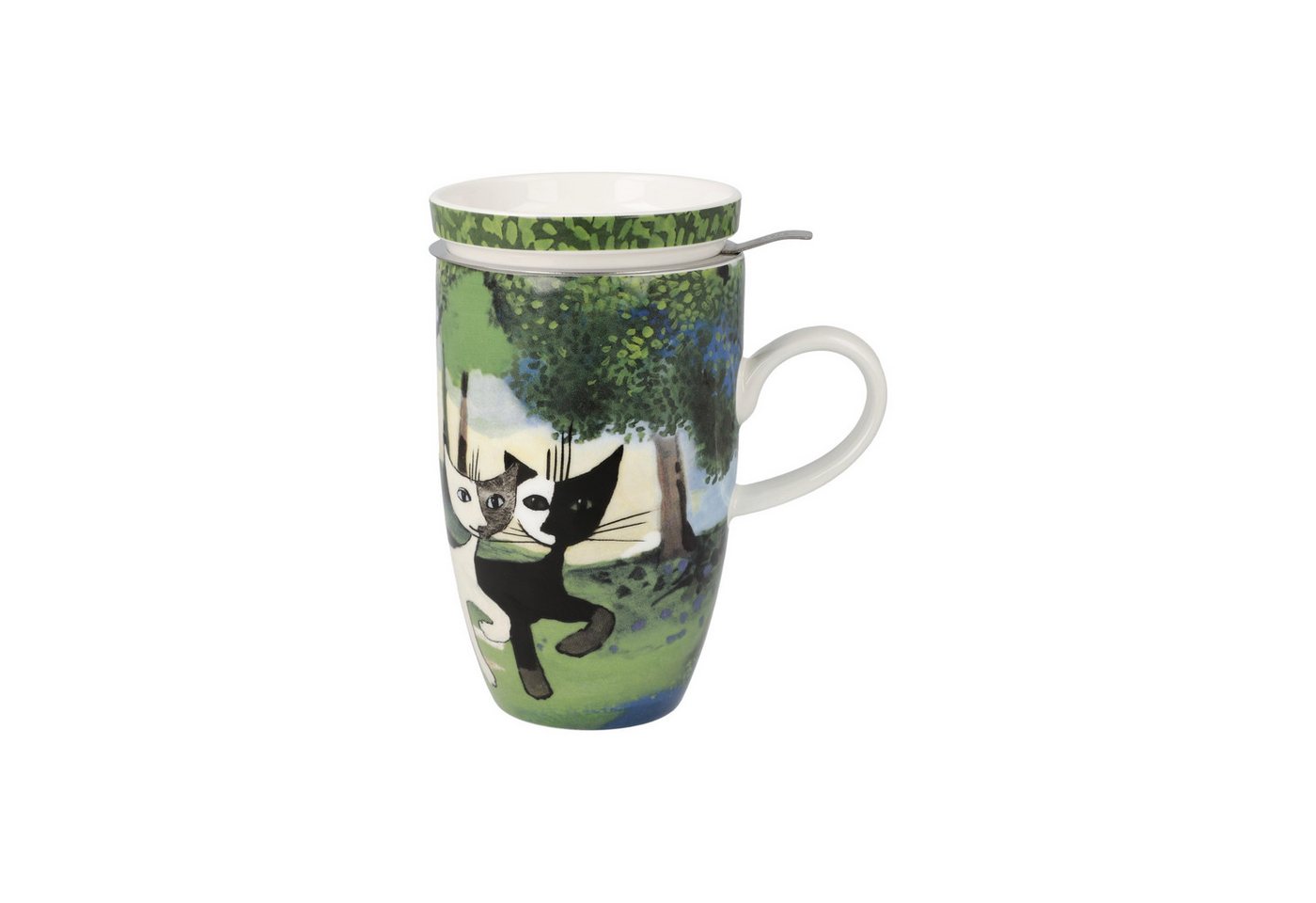 Dekomiro Tasse Goebel Teetasse Una passeggiata nel verde, Fine Bone China Dekomiro Tasse Goebel Teetasse Una passeggiata nel verde, Fine Bone China von Dekomiro