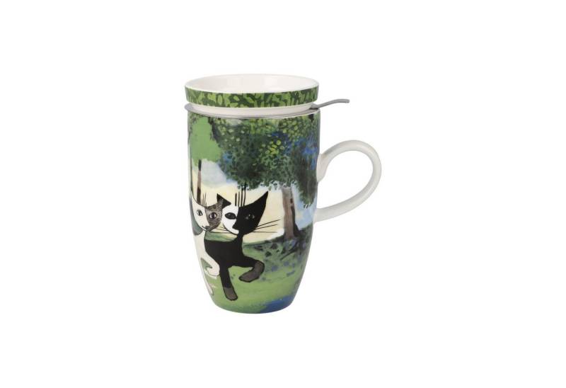 Dekomiro Tasse Goebel Teetasse Una passeggiata nel verde, Fine Bone China von Dekomiro