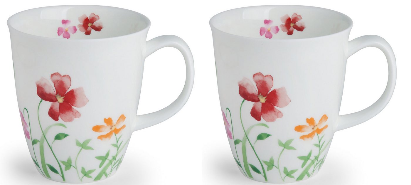 Dekomiro Tasse TeaLogic Lotta 2er Set, Fine Bone China, Set mit Stövchen Dekomiro Tasse TeaLogic Lotta 2er Set, Fine Bone China, Set mit Stövchen von Dekomiro
