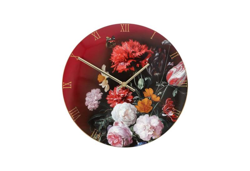 Dekomiro Wanduhr Wanduhr de Heem Blumen in Vase von Dekomiro