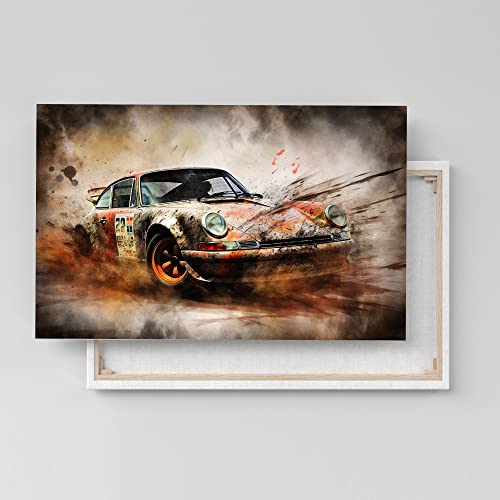 Dekomundo Porsche 911 Auto Poster, Leinwandbild oder Bild mit Rahmen, 75x100 cm, Leinwandbild Dekomundo Porsche 911 Auto Poster, Leinwandbild oder Bild mit Rahmen, 75x100 cm, Leinwandbild von Dekomundo