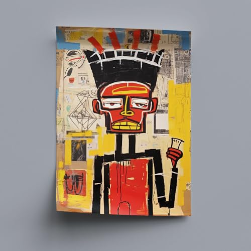 Jean-Michel Basquiat Collection Fotoposter Modernes Street Art Graffiti Design, Motiv 16, 60x90 cm von Dekomundo