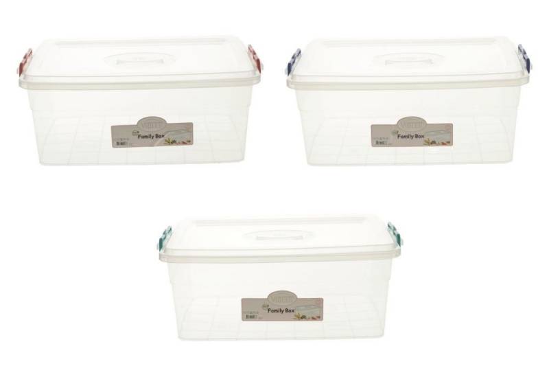 Dekonaz Aufbewahrungsbox Kunststoff-Aufbewahrungsbox 18 Liter (2 St) von Dekonaz