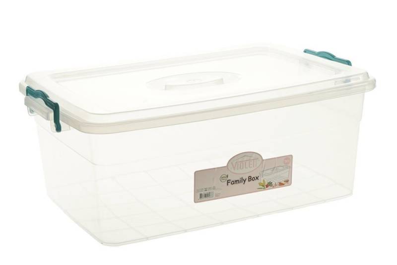 Dekonaz Aufbewahrungsbox Kunststoff-Aufbewahrungsbox 18 Liter (5 St) von Dekonaz
