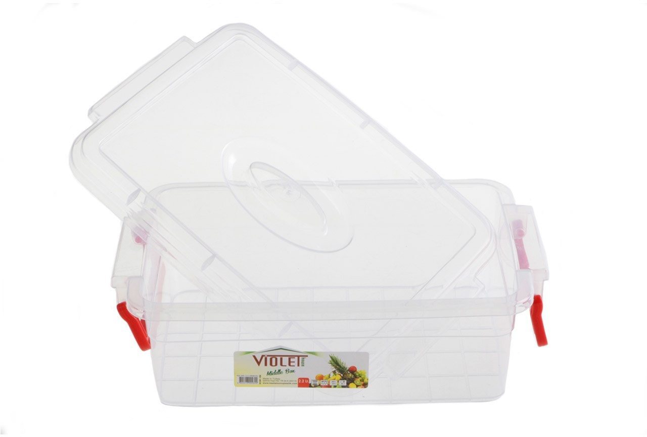 Dekonaz Aufbewahrungsbox Kunststoff-Aufbewahrungsbox 2,0 Liter (10 St) von Dekonaz