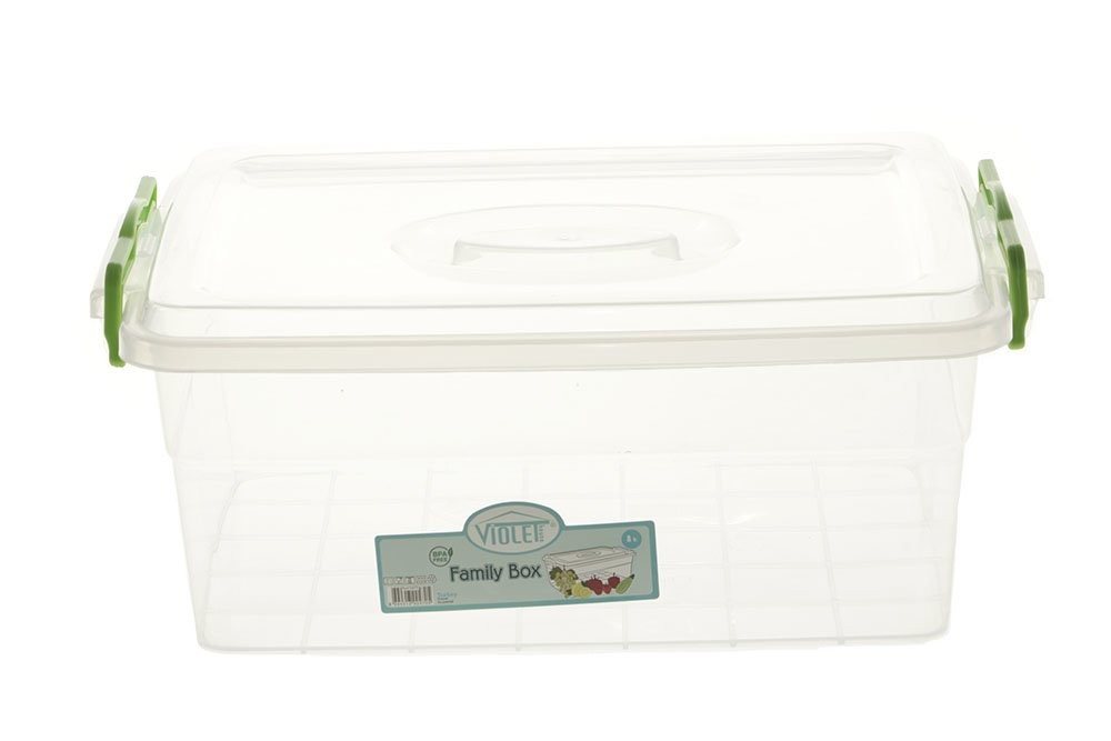Dekonaz Aufbewahrungsbox Kunststoff-Aufbewahrungsbox 8 Liter (5 St) von Dekonaz