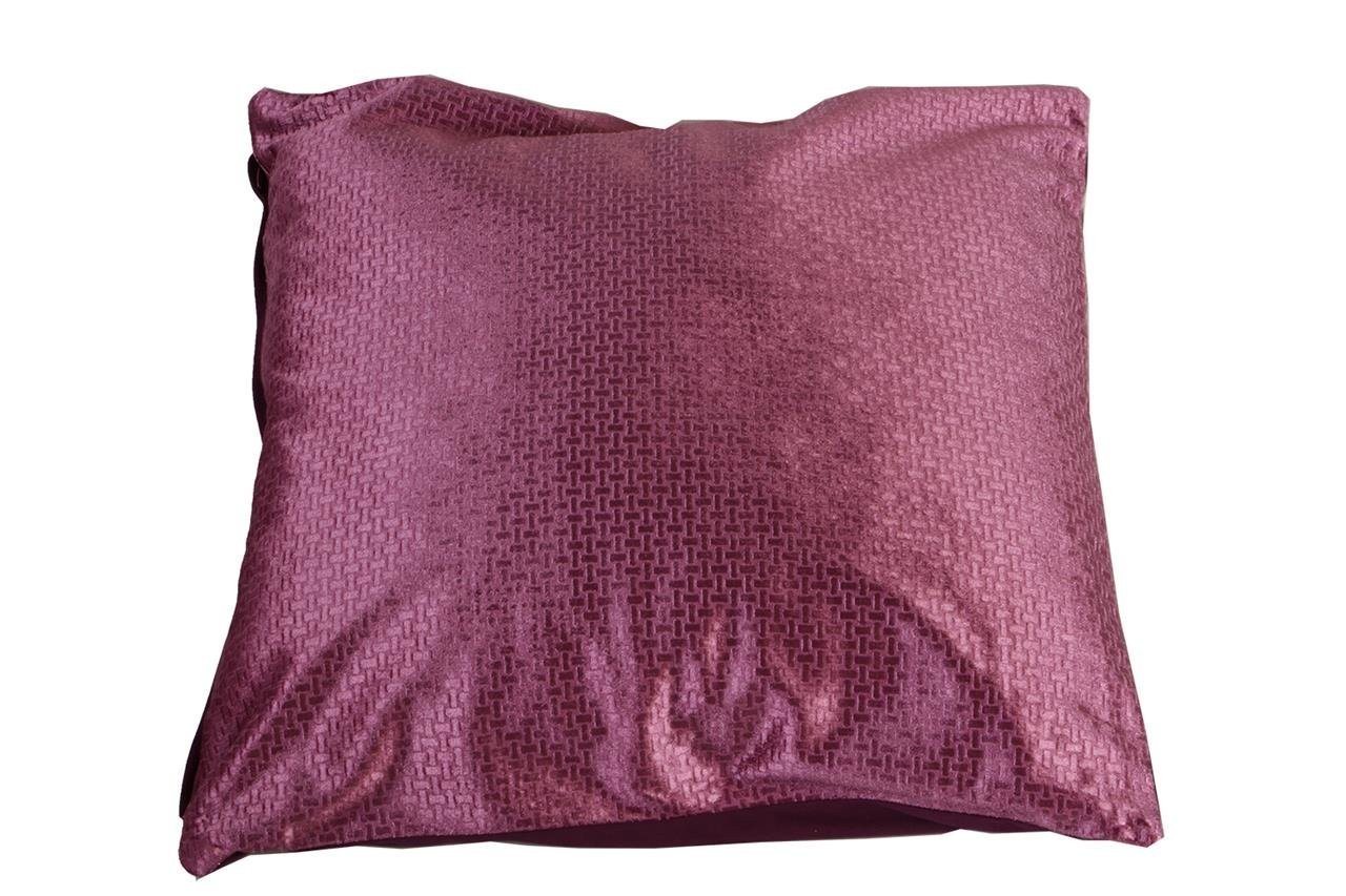 Kissenbezüge Kissenbezug Agnes 40 x 40cm Rosa-Violett-Metallic, Dekonaz von Dekonaz