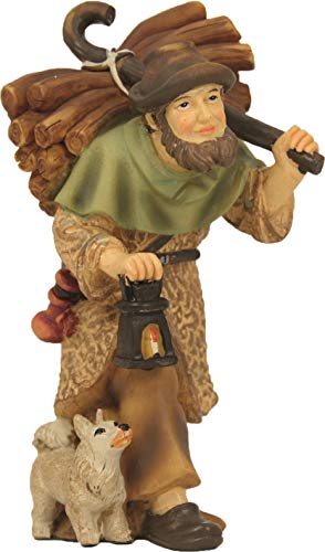 Dekop Krippenfigur Hirte mit Holz und Laterne passend für 11cm Figuren (44635285031) von Dekop