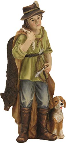 Dekop Krippenfigur Jäger mit Hund und Beute passend für 11cm Figuren (444635284461) von Dekop