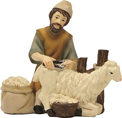 Dekop Schafscherer, geeignet für 11cm Krippenfiguren (44635099010) von Dekop