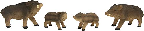 Dekop Wildschweinfamilie 4tlg, geeignet für 7-11cm Krippenfiguren (44635099560) von Dekop