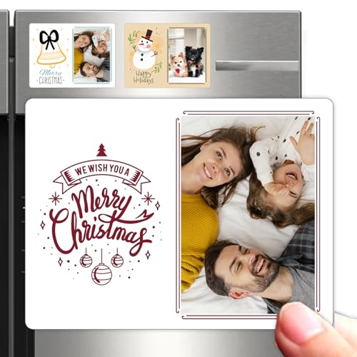 Dekopix Personalisierter Fotomagnet Weihnachten, Geschenk-Idee Weihnachten. Personalisiertes Geschenk. Weihnachtsdeko (Modell 27) von Dekopix