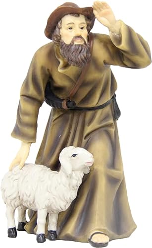 dekoprojekt Krippenfigur Hirte mit Schaf dekoprojekt Krippenfigur Hirte mit Schaf von dekoprojekt
