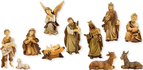 dekoprojekt Krippenfigur Markus-Krippenfiguren, gebeizt von dekoprojekt