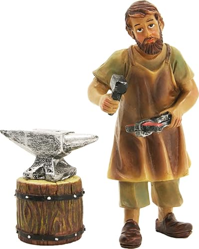 Dekoprojekt Krippenfigur Schmied mit Amboss von Dekoprojekt