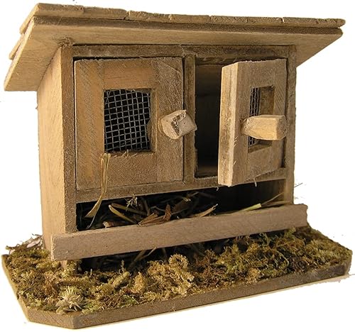 dekoprojekt Krippenzubehör Hasenstall 2-türig 7 cm dekoprojekt Krippenzubehör Hasenstall 2-türig 7 cm von dekoprojekt