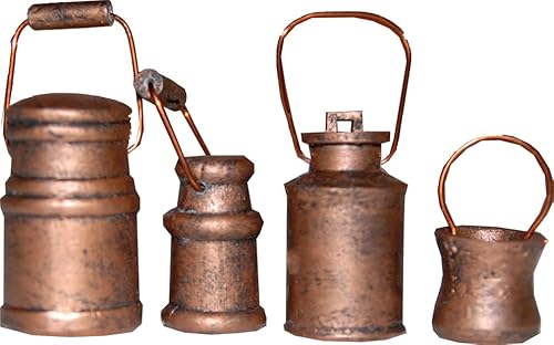 dekoprojekt Krippenzubehör Milchkannengeschirr Kupfer 3,7 cm dekoprojekt Krippenzubehör Milchkannengeschirr Kupfer 3,7 cm von dekoprojekt