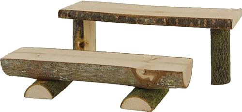 dekoprojekt Krippenzubehör Tisch mit Bank 3 cm von dekoprojekt