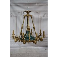 Antiker Kronleuchter - Bronze Hängelampe Schwäne Land Effekt Deckenleuchte Haus- Und Gartendekor Geschenkidee von DekorStyle