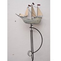 Balancer Schiff Boot - Metall Figur Für Garten Rustikales Geschenk Vintage Stil Schaukel Segelboot von DekorStyle