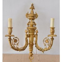 Bronze Gold Kerzenständer Wandschmuck - Im Barockstil von DekorStyle