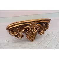 Gold Wand Konsole - Regal Vintage Stil Hängend Kunstwerk Dekoration Wohn Dekor Geschenk Zum Einzug von DekorStyle