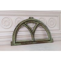 Gusseisen Rahmen Fenster Und Fensterladen - Kiste Rustikal Grün Patina Geschenkidee Wohndeko Gartendeko von DekorStyle