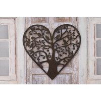 Rustikales Metall Brown Herz - Wandkunst Wanddekoration Handgefertigtes Metallherz Kunstwerk Regendy Dekor Liebhaber Geschenkidee Wohndekor Rustikales Metall Brown Herz - Wandkunst Wanddekoration Handgefertigtes Metallherz Kunstwerk Regendy Dekor Liebhaber Geschenkidee Wohndekor von DekorStyle