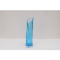 Vase Für Blumen Blau Murano Stil Beaufitul Geschenk Handarbeit Art Deco von DekorStyle