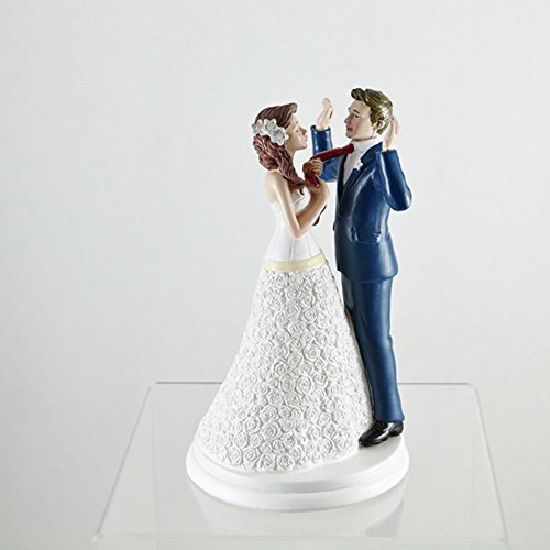 Dekora - Lustiges Brautpaar Figur für Hochzeitstorte 20 cm von dekora