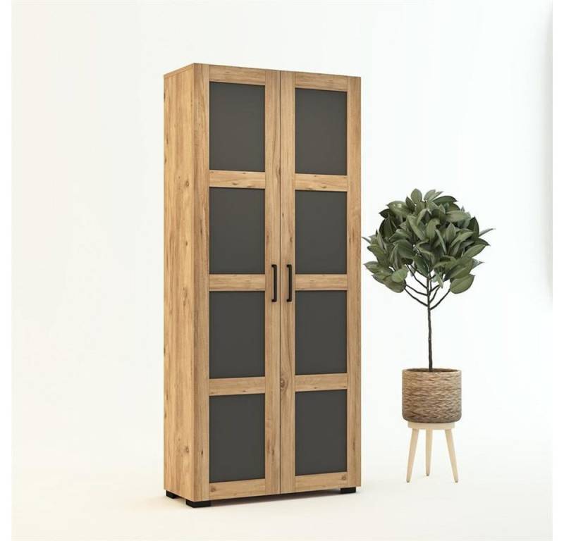 Dekorex Garderobenständer Garderobe, 2 Türen, Nussbaum, Modern, Kompakt Dekorex Garderobenständer Garderobe, 2 Türen, Nussbaum, Modern, Kompakt von Dekorex