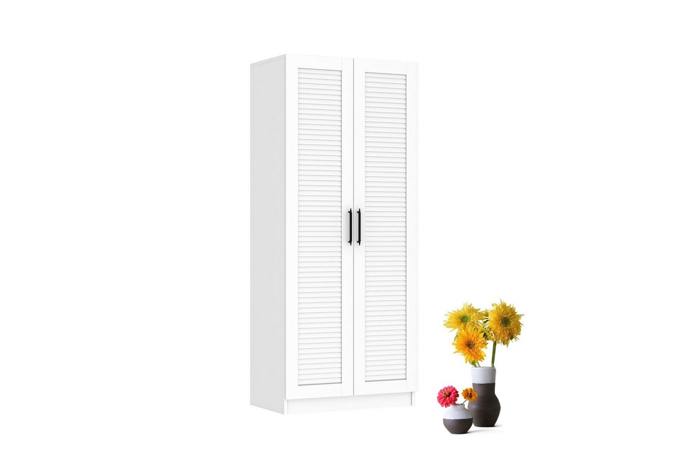 Dekorex Garderobenständer Garderobe, 2 Türen, Weiß, Modern, Kompakt Dekorex Garderobenständer Garderobe, 2 Türen, Weiß, Modern, Kompakt von Dekorex