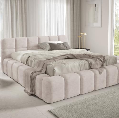 Dekori Möbel Polsterbett NUBO Premium mit Bettkasten (Perfect Harmony 02, 140 x 200 cm) von Dekori Möbel