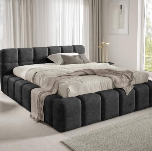 Dekori Möbel Polsterbett NUBO Premium mit Bettkasten (Perfecy Harmony 90, 140 x 200 cm) von Dekori Möbel