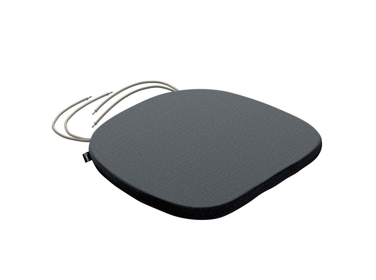 Dekoria Dekokissen Stuhlkissen Marcus mit Bindeschnur 40 x 37 x 2,5 cm, Ingrid von Dekoria