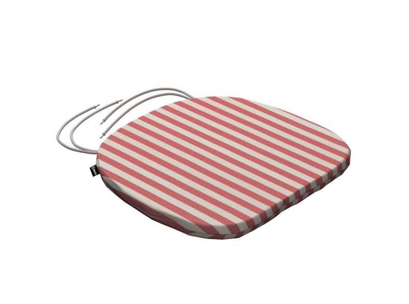 Dekoria Dekokissen Stuhlkissen Marcus mit Bindeschnur 40 x 37 x 2,5 cm, Quadro von Dekoria