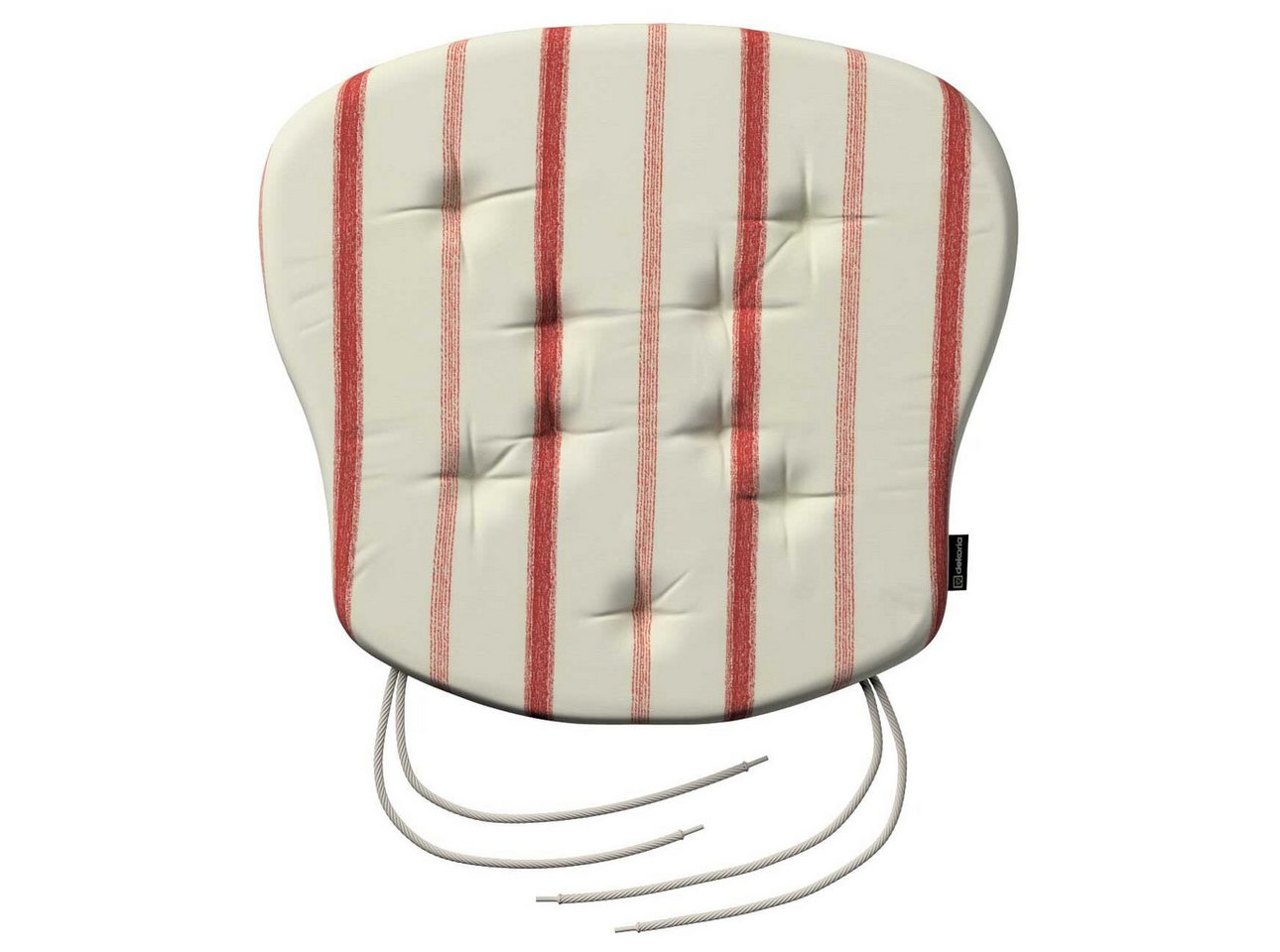 Dekoria Sitzkissen Stuhlkissen Peter mit Bindeschnur 41x 38 x 3,5 cm, Avinon Dekoria Sitzkissen Stuhlkissen Peter mit Bindeschnur 41x 38 x 3,5 cm, Avinon von Dekoria