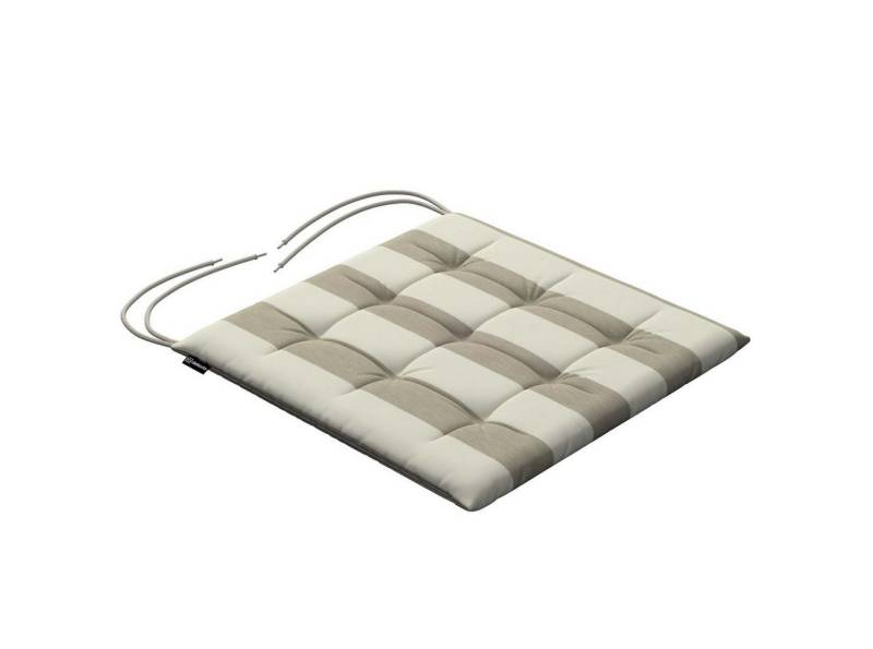 Dekoria Dekokissen Stuhlkissen Ulrich mit Bindeschnur 40 x 40 x 3,5 cm, Quadro von Dekoria