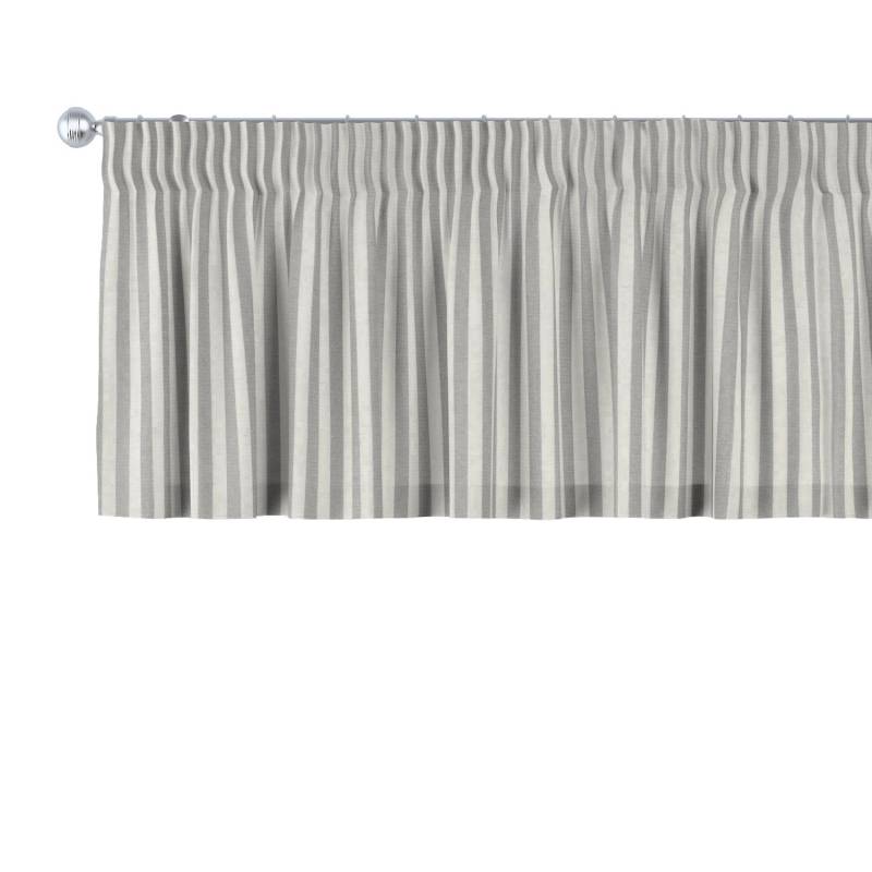 Dekoria Kurzgardine mit Kräuselband aus Stoffkollektion Quadro in Grau-Ecru in 130 x 40 cm Dekoria Kurzgardine mit Kräuselband aus Stoffkollektion Quadro in Grau-Ecru in 130 x 40 cm von Dekoria