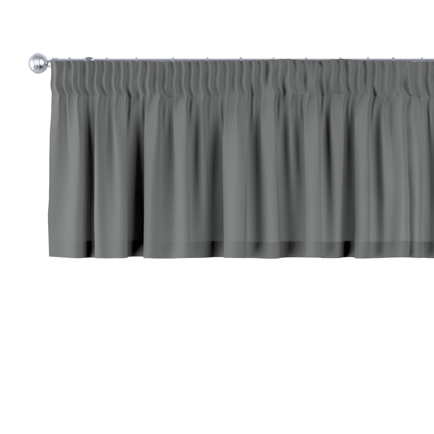 Dekoria Kurzgardine mit Kräuselband aus Stoffkollektion Quadro in Grau in 390 x 40 cm Dekoria Kurzgardine mit Kräuselband aus Stoffkollektion Quadro in Grau in 390 x 40 cm von Dekoria