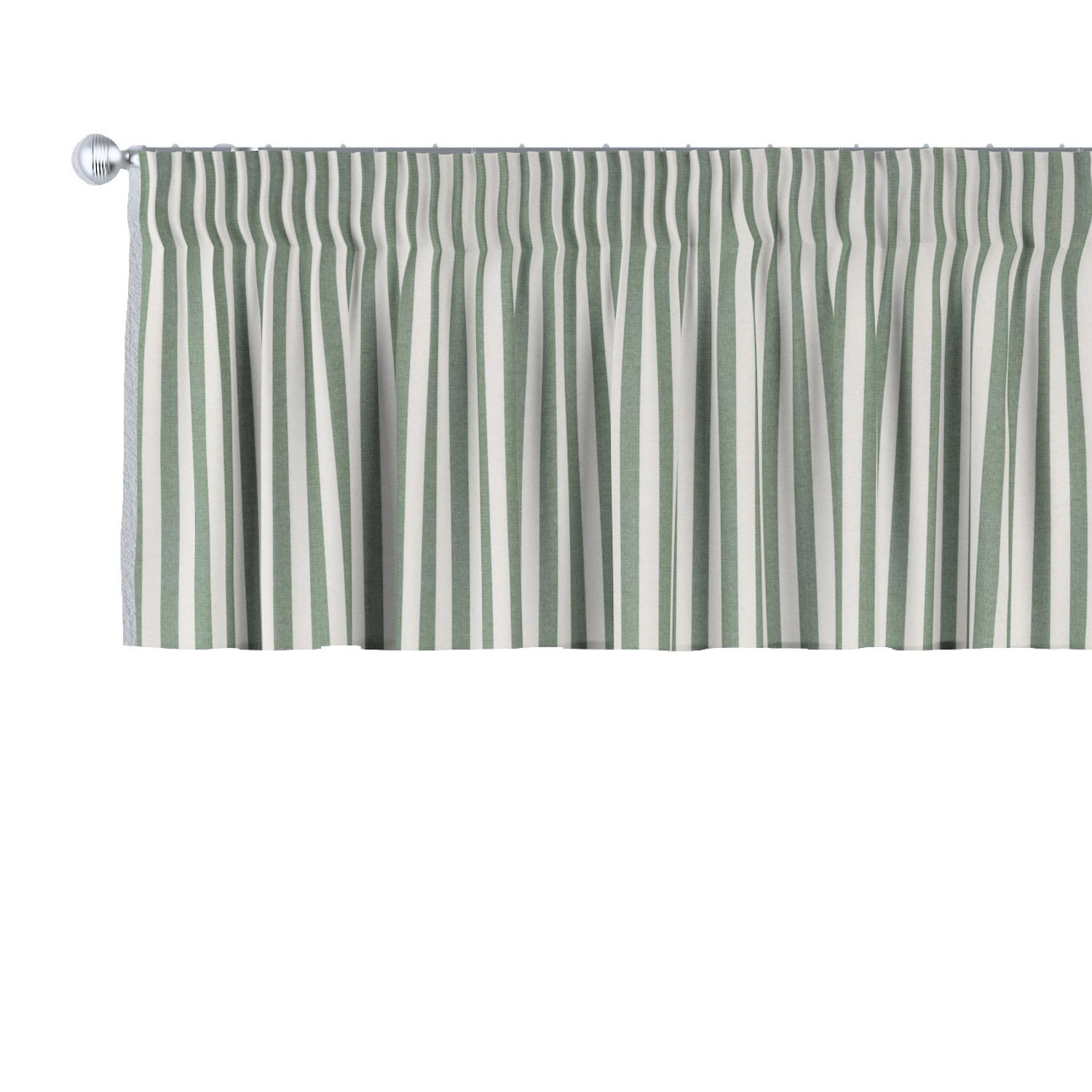 Dekoria Kurzgardine mit Kräuselband aus Stoffkollektion Quadro in Grün-Ecru in 260 x 40 cm Dekoria Kurzgardine mit Kräuselband aus Stoffkollektion Quadro in Grün-Ecru in 260 x 40 cm von Dekoria