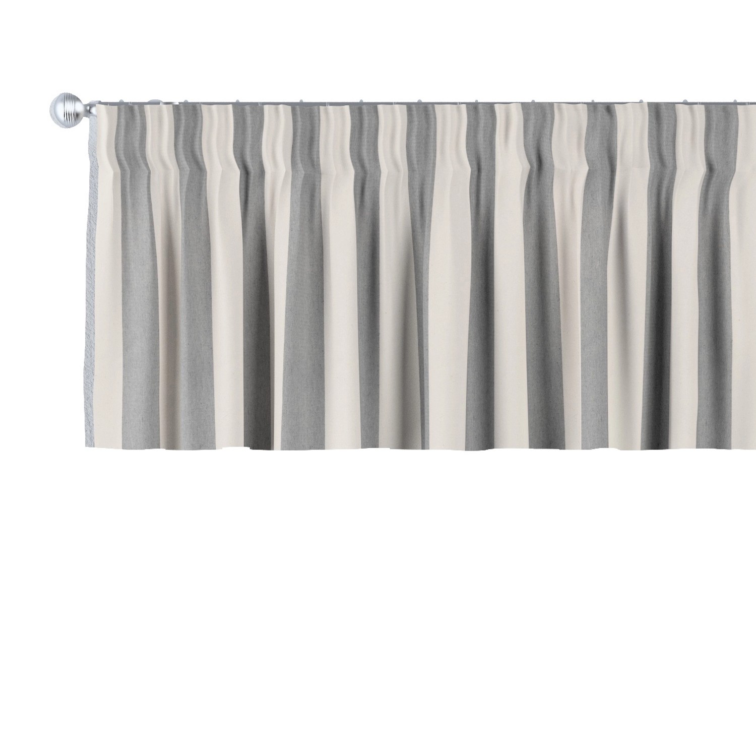 Dekoria Kurzgardine mit Kräuselband aus Stoffkollektion Quadro in Weiß-Grau in 130 x 40 cm Dekoria Kurzgardine mit Kräuselband aus Stoffkollektion Quadro in Weiß-Grau in 130 x 40 cm von Dekoria