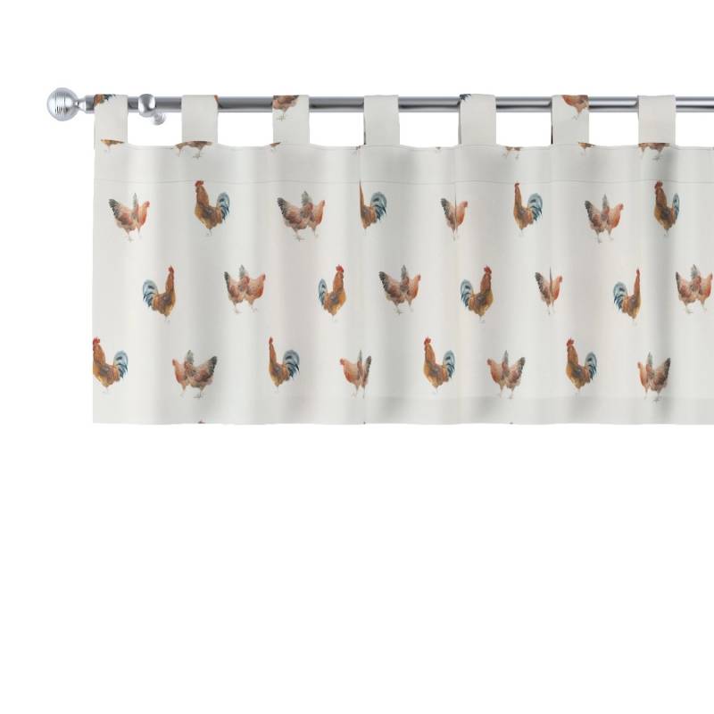 Dekoria Kurzgardine mit Schlaufen aus Stoffkollektion Flowers in Braun-Creme in 260 x 40 cm Dekoria Kurzgardine mit Schlaufen aus Stoffkollektion Flowers in Braun-Creme in 260 x 40 cm von Dekoria